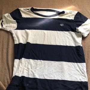 Aeropostale Striped Blue Tee